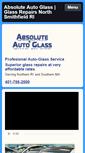 Mobile Screenshot of absoluteautoglassri.com